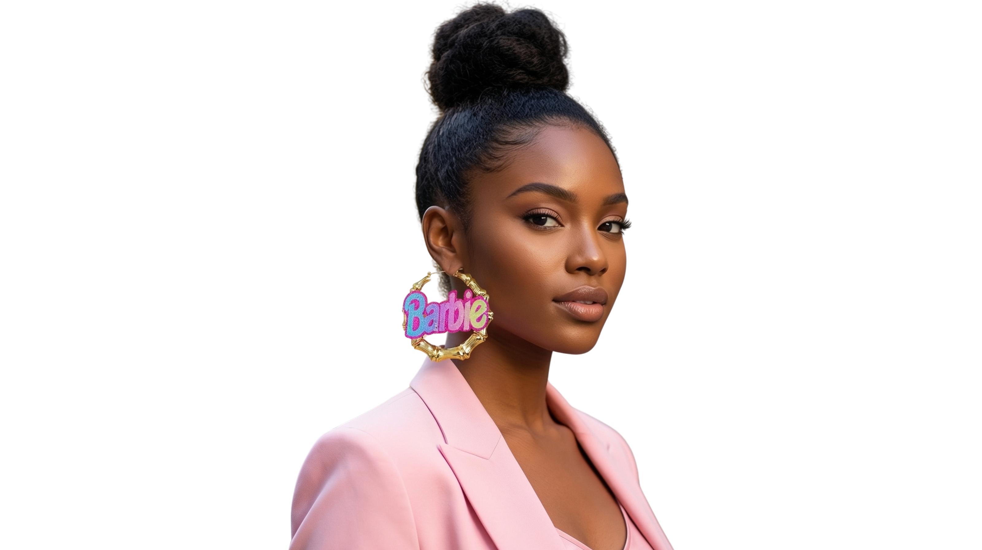 Bamboo Hoop Earrings